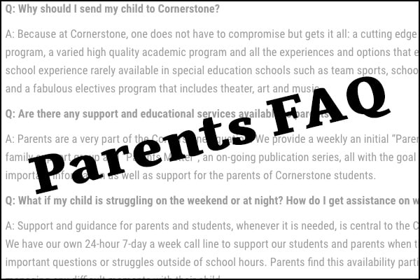 Parents Frequently Asked Questions