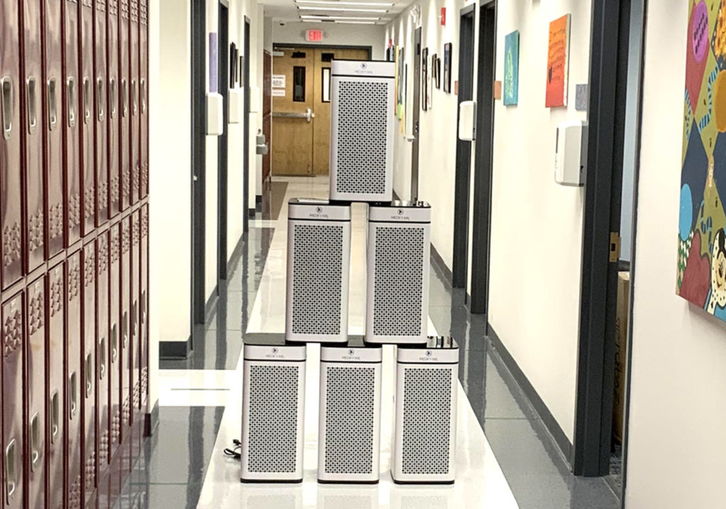 Air purifiers at Cornerstone