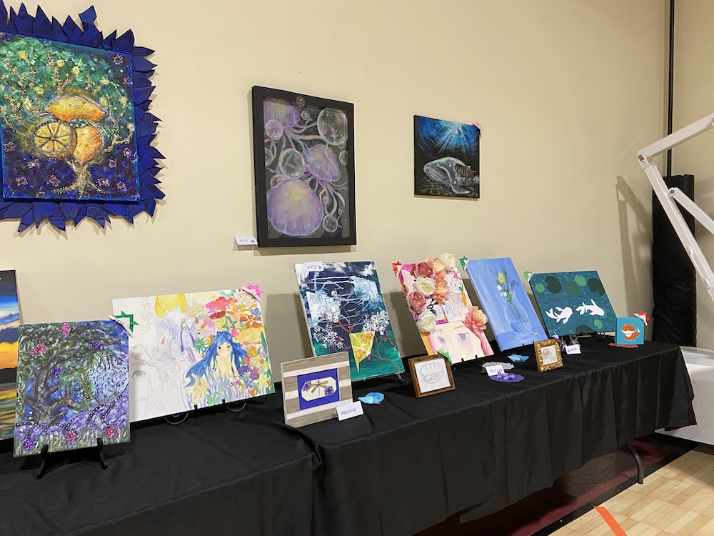 Artworks at Cornerstone student show