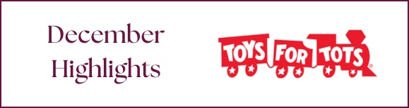 December Highlights: Toys for Tots