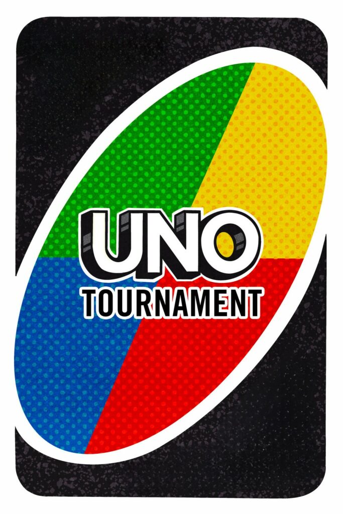 Uno Card that reads Uno Tournament