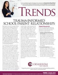 Cornerstone Trends: Trauma-Informed School-Parent Relationships